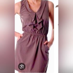 BeBop Grey Pleated Front Dress